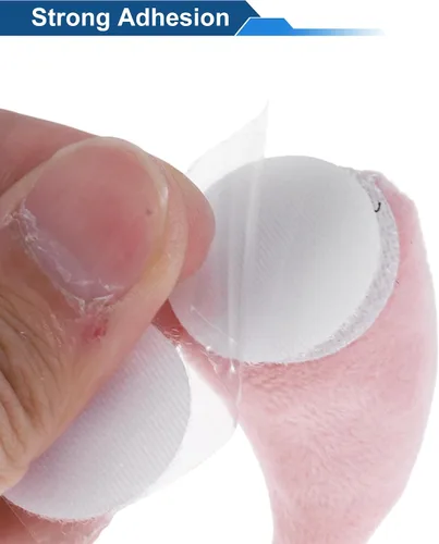 Miniatura 5 de Accesorios para casco de motocicleta, decoración de cuernos de felpa para motocicleta, bicicleta, esquí, cascos de esquí, calcomanías de felpa rosa