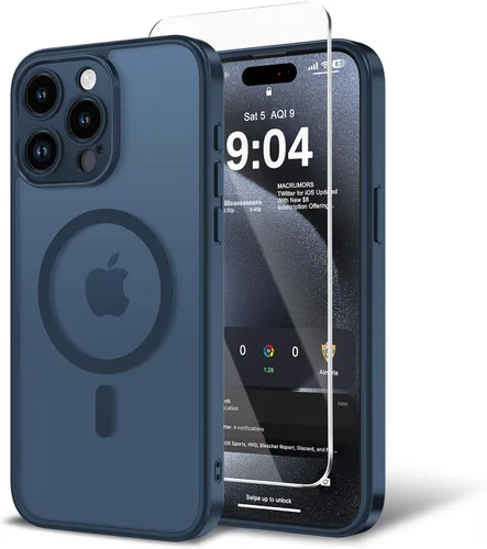 Miniatura 113 de Funda para iPhone 11 con protector de pantalla, compatible con MagSafe, ultra delgada, translúcida, mate, a prueba de golpes, color negro