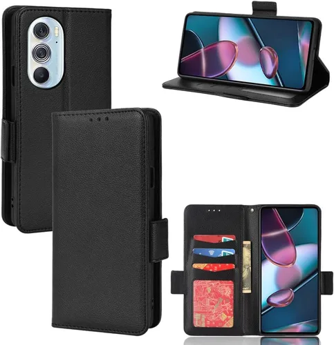 Miniatura 106 de Funda de piel sintética compatible con Motorola Moto E22 4G, funda de piel sintética compatible con Motorola Moto E22i 4G, color negro