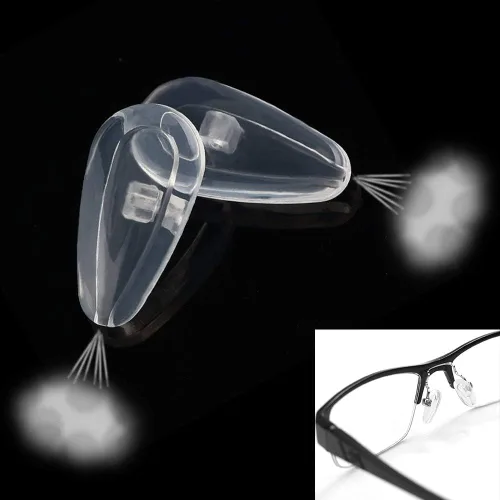 Miniatura 3 de Kit de reparación de gafas de silicona suave antideslizante para cámara de aire con bolsa de aire de vidrio con tornillos y destornillador