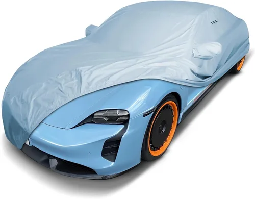 Miniatura 39 de iCarCover Funda Premium para Automóvil para Porsche 356B, 356C de 1960-1965, Resistente al Agua para Todo Tipo de Clima, Ajuste Personalizado