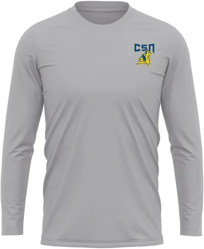 Miniatura 29 de Camisa deportiva de manga larga oficial de la NCAA Collegiate para hombre, con logotipo en el pecho izquierdo, colección Athletic Heather