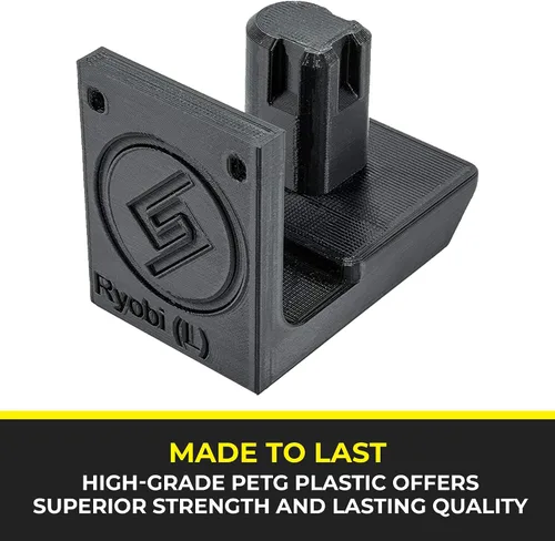 Miniatura 6 de Spartan Mounts Soporte de herramienta para herramientas eléctricas Ryobi Gancho de almacenamiento de pared Práctico organizador de garaje