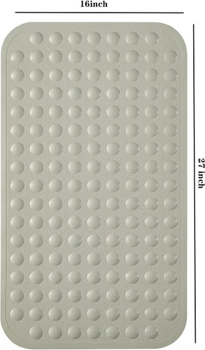 Miniatura 2 de Yanzifly Alfombra de Bañera Antideslizante Tapete de Baño para Bañera de Silicona Suave Alfombra de Bañera Antideslizante Tapetes de Ducha