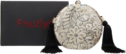 Miniatura 8 de Fawzia - Bolsas de noche con bordado de lentejuelas de terciopelo