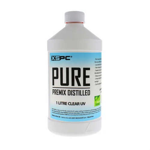 Miniatura 8 de XSPC Pure Premix - Refrigerante destilado para PC, 1 litro, transparente