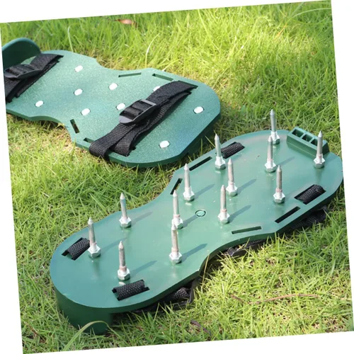 Miniatura 6 de Aireador de césped para zapatos, clavijas de repuesto de 1.77 pulgadas, estacas de metal para aireación de suelo de patio y jardín, accesorios