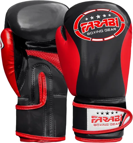 Miniatura 2 de Farabi - Guantes de boxeo para niños, para Muay Thai, Kick Boxing, entrenamiento, MMA, saco de boxeo