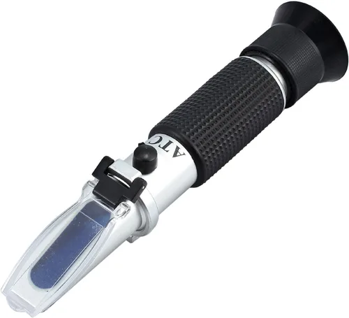 Miniatura 6 de 0-32% Brix Refractómetro para medir el contenido de azúcar y fluidos de trabajo del metal con ATC diseñado para emulsiones de azúcar de frutas