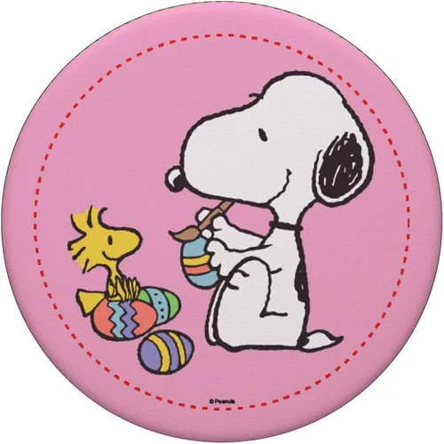 Miniatura 3 de Cacahuetes Snoopy y Woodstock Huevos de Pascua PopSockets intercambiables PopGrip