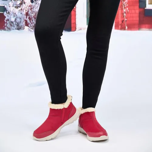Miniatura 4 de TIOSEBON Botines de invierno para mujer, antideslizantes, resistentes para caminar, senderismo