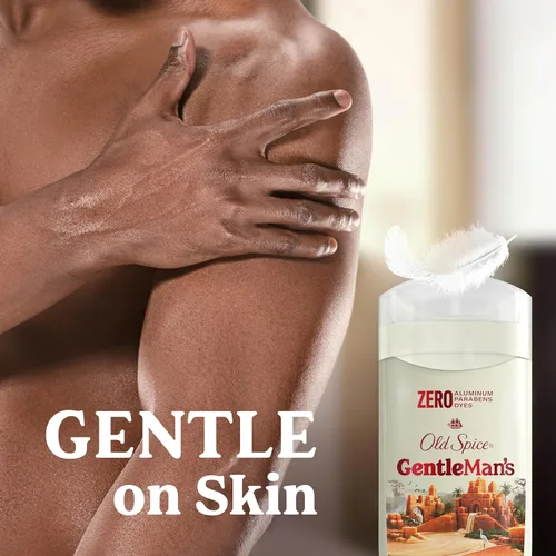 Miniatura 6 de Old Spice GentleMan's - Desodorante de tacto seco sin aluminio para hombres, frescura duradera 24/7, suave para la piel con acondicionadores