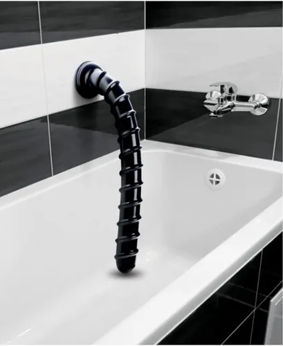 Miniatura 5 de Hosed Consolador de silicona en espiral de 18 pulgadas, consolador texturizado extra largo para juego anal profundo, diseño flexible y seguro