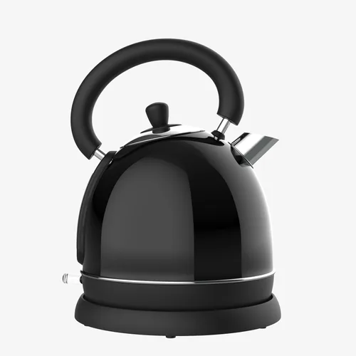 Miniatura 2 de CULINARY CHEF Tetera eléctrica retro con tecnología Speed Boil, sin BPA, 1.8, acero inoxidable, color negro