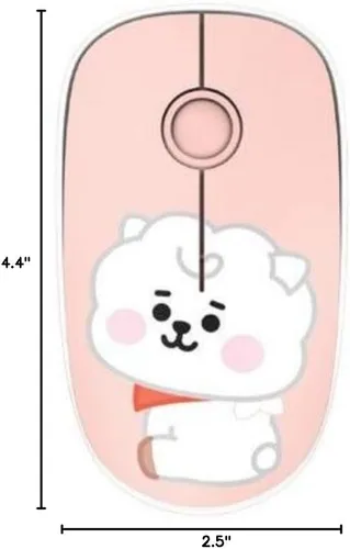 BT21 Ratón silencioso inalámbrico para bebés de Royche (RJ)