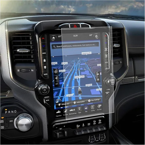 Miniatura 2 de Protector de pantalla mate compatible con Dodge Ram de 12 pulgadas 2019-2025 1500 2500 3500 antirreflejos, protección de navegación de huellas