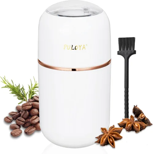 Miniatura 8 de Molinillo de Café Eléctrico para Granos, Especias, Hierbas, Granos y Frutos Secos, Cuchillas de Acero Inoxidable, 2.8 oz, Verde