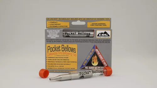 Miniatura 2 de Epiphany Outdoor Gear Bellón de Bolsillo - Herramienta Plegable y Resistente a la Intemperie para Encender Fuego - Un Equipo Esencial de Acampada
