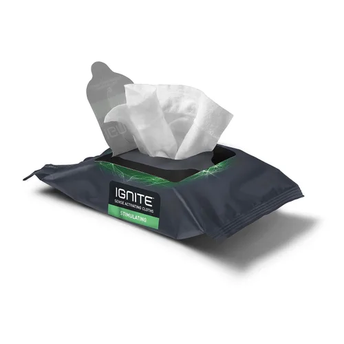 Miniatura 5 de Ignite - Toallitas húmedas para hombre, extra gruesas de 8 x 8 pulgadas, aroma estimulante, 10 unidades (paquete de 3)