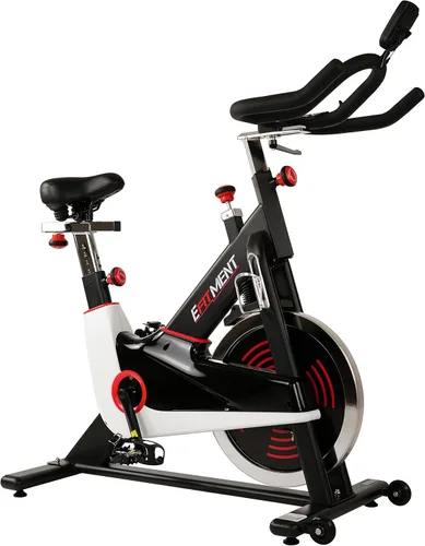 Miniatura 9 de EFITMENT Exercise Bike, Indoor Cycling Bike for Home Cardio, Low Noise Stationary Bikes with Adjustable Magnetic, LCD Monitor, Pulse Grips, Device