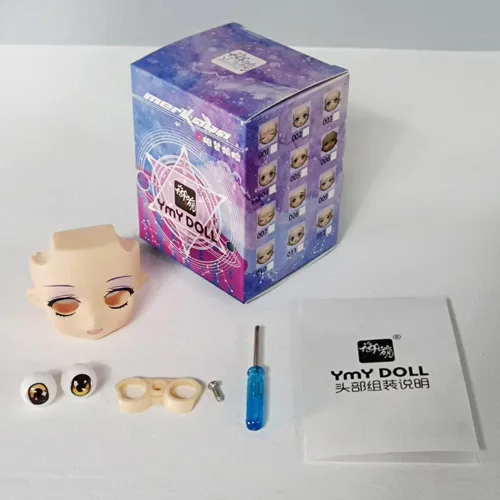 Miniatura 3 de Cara de repuesto para GSC, YMY cuerpo de muñeca movible muñeca juguetes cara accesorios de extensión de muñeca (Face005)