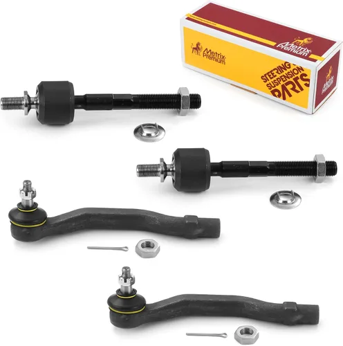 Miniatura 111 de Metrix Premium Chassis Parts - Kit de 4 piezas de extremos de barra de acoplamiento frontal exterior e interior compatible con Nissan Pathfinder