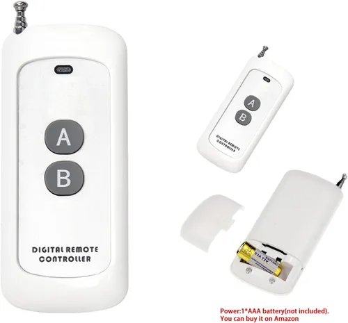Miniatura 4 de QIACHIP Interruptor remoto inalámbrico de relé de 30 A, CA 110 V 120 V 240 V Relé RF interruptor con 656 pies de largo alcance