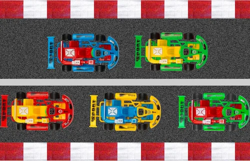 Miniatura 5 de PROLOSO 16 unidades de mini Go Karts para enrollar autos surtidos pequeños con tracción hacia atrás, autos de fricción, regalos de fiesta temática