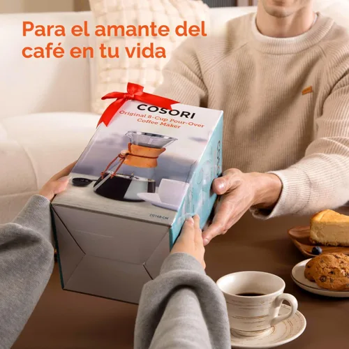 Miniatura 7 de COSORI Cafetera de Vertido con Filtro de Acero Inoxidable de Doble Capa, 8 Tazas, 34oz, Cafetera de Goteo, Preparador de Café por Goteo, Jarra