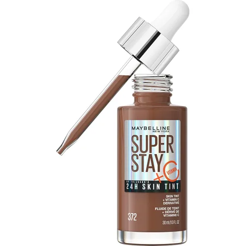 Miniatura 14 de Maybelline Super Stay Up - Tinte para piel de hasta 24 horas, base radiante de cobertura ligera a media, maquillaje infundido con vitamina C, 102, 1