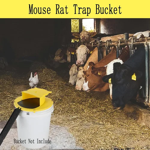 Miniatura 2 de Mouse Rat Trap Bucket,5 Gallon Mouses Rat Traps Indoor for Home,Reusable Mouse Catching Tool-Owl Style, Bucket Lid Rat Traps Indoor Outdoor[5 Gallon