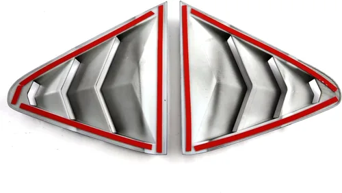 Miniatura 6 de CTH para Subaru Crosstrek 2024 2025 2026 - Rejillas de ventana lateral trasera para obturador, cubierta de panel decorativo, accesorios de Negro
