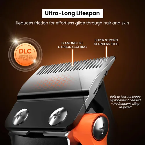 Miniatura 2 de MAXGROOM - Cortapelos profesional para hombres, 9000 RPM con hoja autoafilable DLC, cortapelos eléctricos e inalámbricos para cortar el cabello