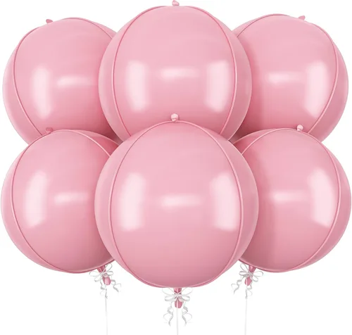 Miniatura 19 de 12 globos redondos de aluminio azul marino, globos de helio 4D de 22 pulgadas, 15 pulgadas, 10 pulgadas, globo de aluminio azul metálico