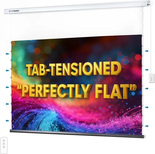 Miniatura 7 de ALR/CLR - Pantalla de proyector motorizada para proyector UST de 100 pulgadas, 95% de rechazo de luz ambiental, 4K/8K Ultra HD, Active 3D, para cine