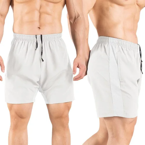 Miniatura 2 de Gaglg Pantalones cortos para correr de 5 pulgadas para hombre paquete de 2 pantalones cortos de entrenamiento atlético de secado rápido