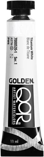 Miniatura 96 de GOLDEN QoR Acuarelas para artistas, Azul cobalto y teja, tubo de 11 ml, pintura profesional de acuarela, semiopaca Verde azulado cobalto