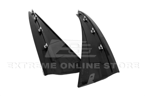 Miniatura 9 de Reemplazo para todos los modelos Chevrolet Corvette C7 2014-2019 GM Factory XL - Par de protectores contra salpicaduras laterales traseros
