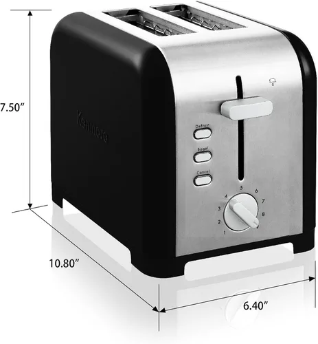 Miniatura 7 de Kenmore 40600 Tostadora de 2 rebanadas en negro