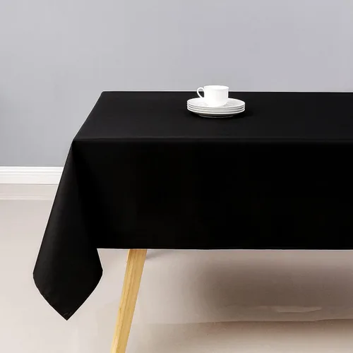 Miniatura 15 de Wewoch Mantel rectangular color caqui, resistente al agua, lavable, de poliéster, para comedor, cocina, fiestas, bodas y uso al aire libre, 60 x 84