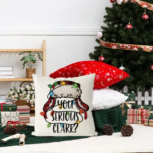 Miniatura 4 de GAGEC Fundas de almohada de Navidad de 16 x 16 pulgadas, almohadas de vacaciones de Navidad, fundas de almohada de invierno, decoración del hogar