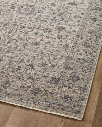 Miniatura 8 de Loloi II Sorrento Collection SOR-01 - Alfombra decorativa, 2'-0" x 3'-0", Mist/Carbón Niebla / Carbón vegetal