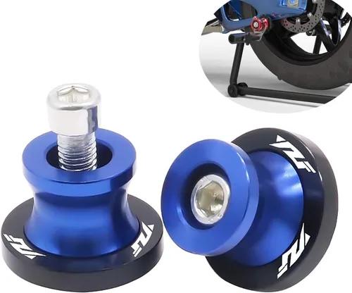 Miniatura 4 de Carretes deslizantes de brazo oscilante para motocicleta, 2 piezas, 0.236 in, tornillo de soporte de brazo oscilante CNC para Yamaha YZF R1 R3 R6