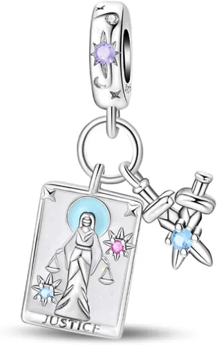 Miniatura 38 de Pulsera y collar de plata de ley 925 con dije de corazón, mariposa, loto, avión, viaje, lindo gato, cuentas, regalo para mujer