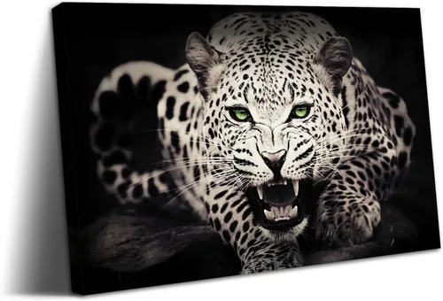 Miniatura 15 de YONICA Lienzo de pared de animales de la naturaleza, pintura de pared de águila, impresión artística de águila calva voladora impresa en lienzo