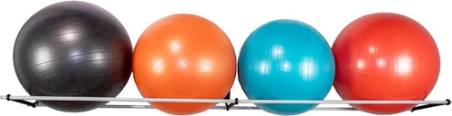 Vita Vibe - Fabricado en Estados Unidos - Estante de almacenamiento para pelotas de yoga - Bolas de ejercicio/yoga/estabilidad de 10 a 36 pulgadas