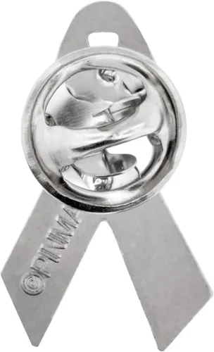 Miniatura 22 de PinMart Awareness - Pin de solapa esmaltado – Pin de cinta chapado en níquel y oro – Cinta de prevención y conciencia – Broche de joyería con parte