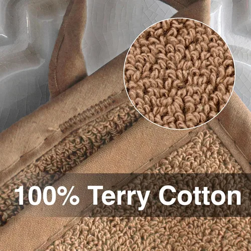 Miniatura 3 de RITZ Guante de bolsillo de rizo y almohadilla caliente: resistente al calor inigualable, duradero 100% algodón, diseño ergonómico para un agarre