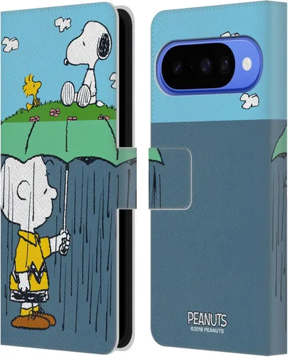 Miniatura 60 de Head Case Designs Officially Licensed Peanuts Snoopy & Woodstock 2 Halfs and Laughs Leather Wallet Case Compatible with Google Pixel 8 Snoopy