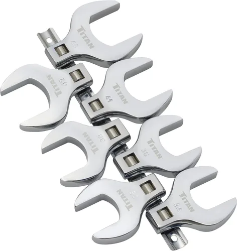 Miniatura 9 de Titan 61199 - Juego de llaves de pata recta de 1/2 pulgada, métricas, pulidas, 3 piezas, incluye 27mm, 29mm y 30mm